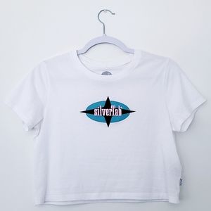 Levi's White Short Sleeve Tee with Blue Logo